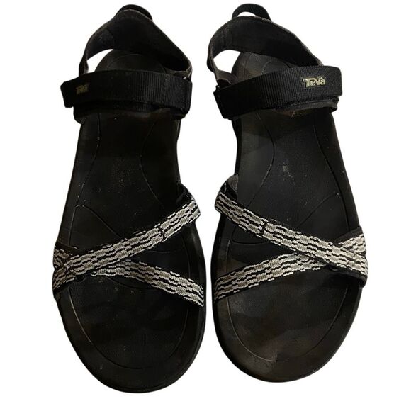 Women's Teva Verra Antiguous Black Multi Synthetic size 9 - Picture 1 of 7